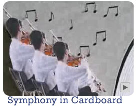 symphony in cardboard